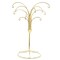 12-Arm Gold Ornament Stand - Tree Branches Design in Silver Tone Metal, Holds 12 Ornaments 12 Inches